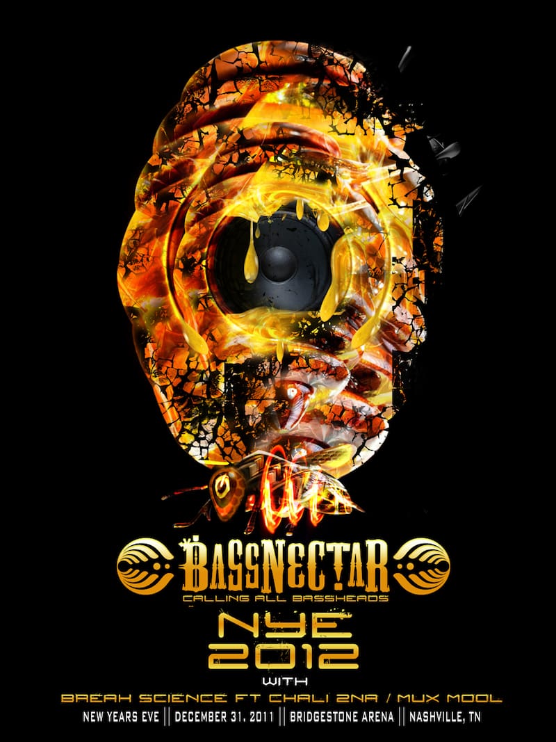 Bassnectar NYE POSTER CONTEST WINNER