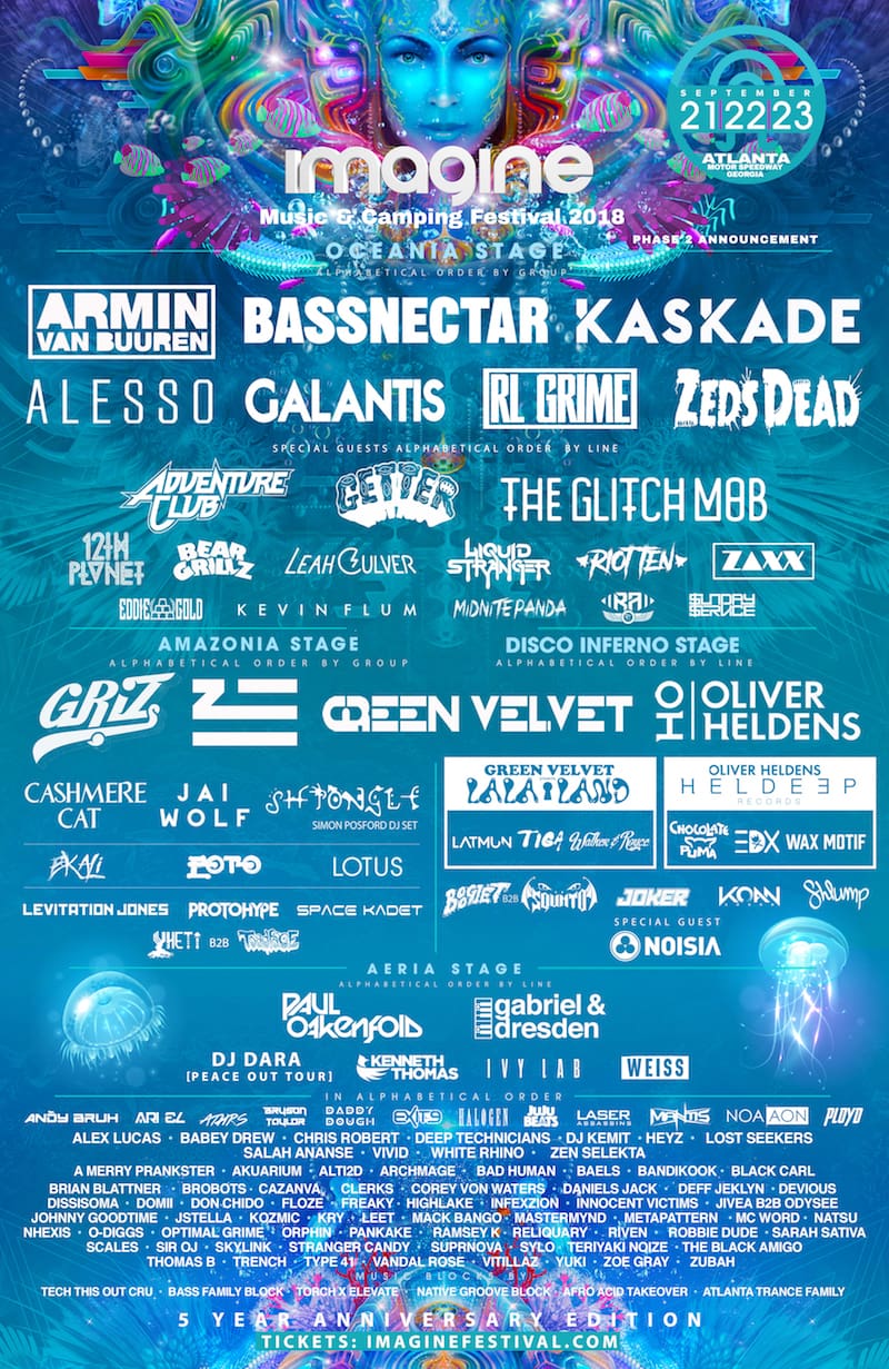 Bassnectar at Imagine Festival 2018